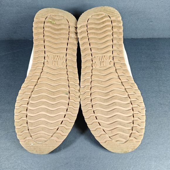 Madewell Kickoff Trainer Sneakers Colorblock Leather Neutral Unisex Women 8.5M - Picture 9 of 10